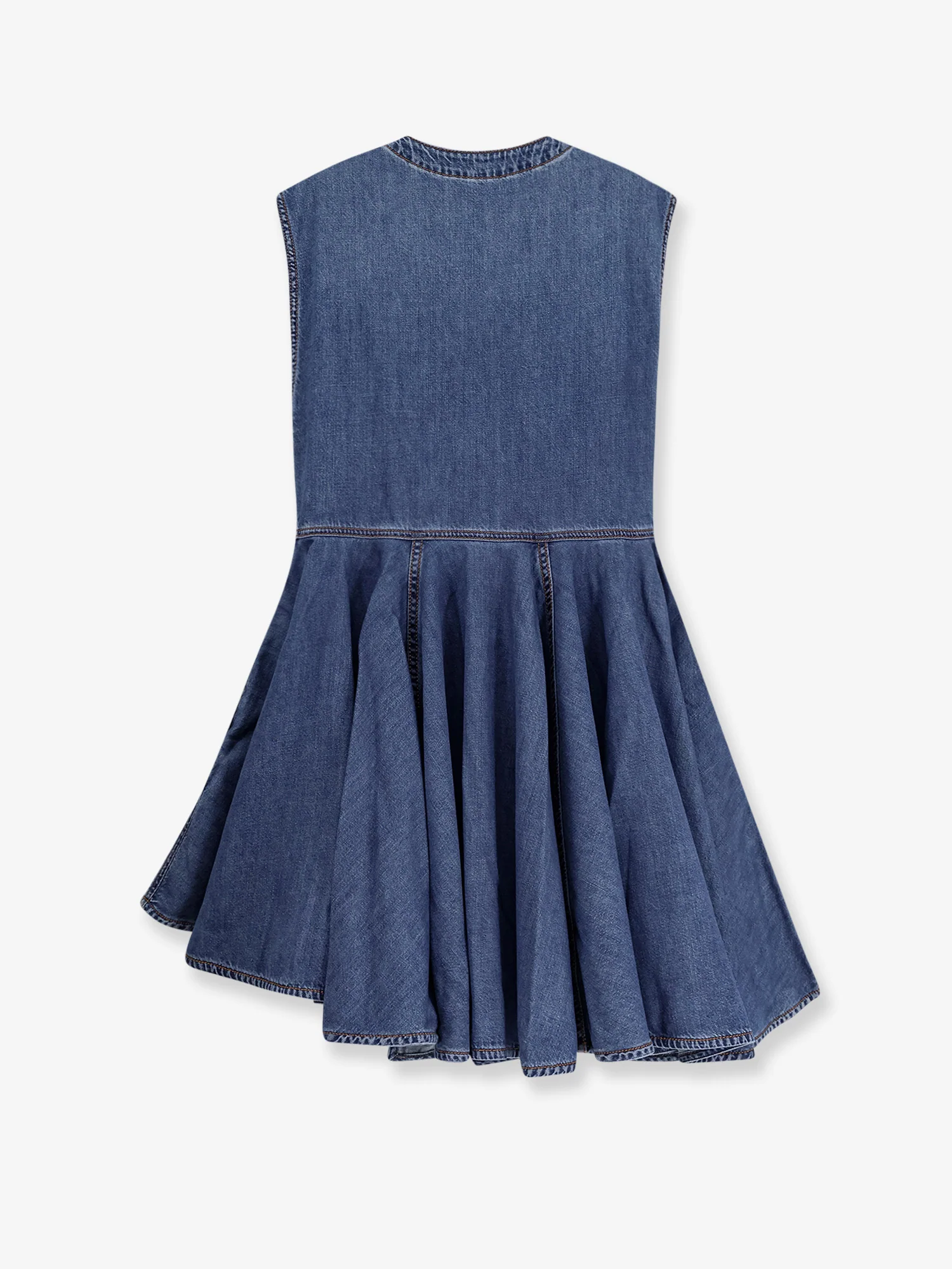 Wrap denim dress - Image 4