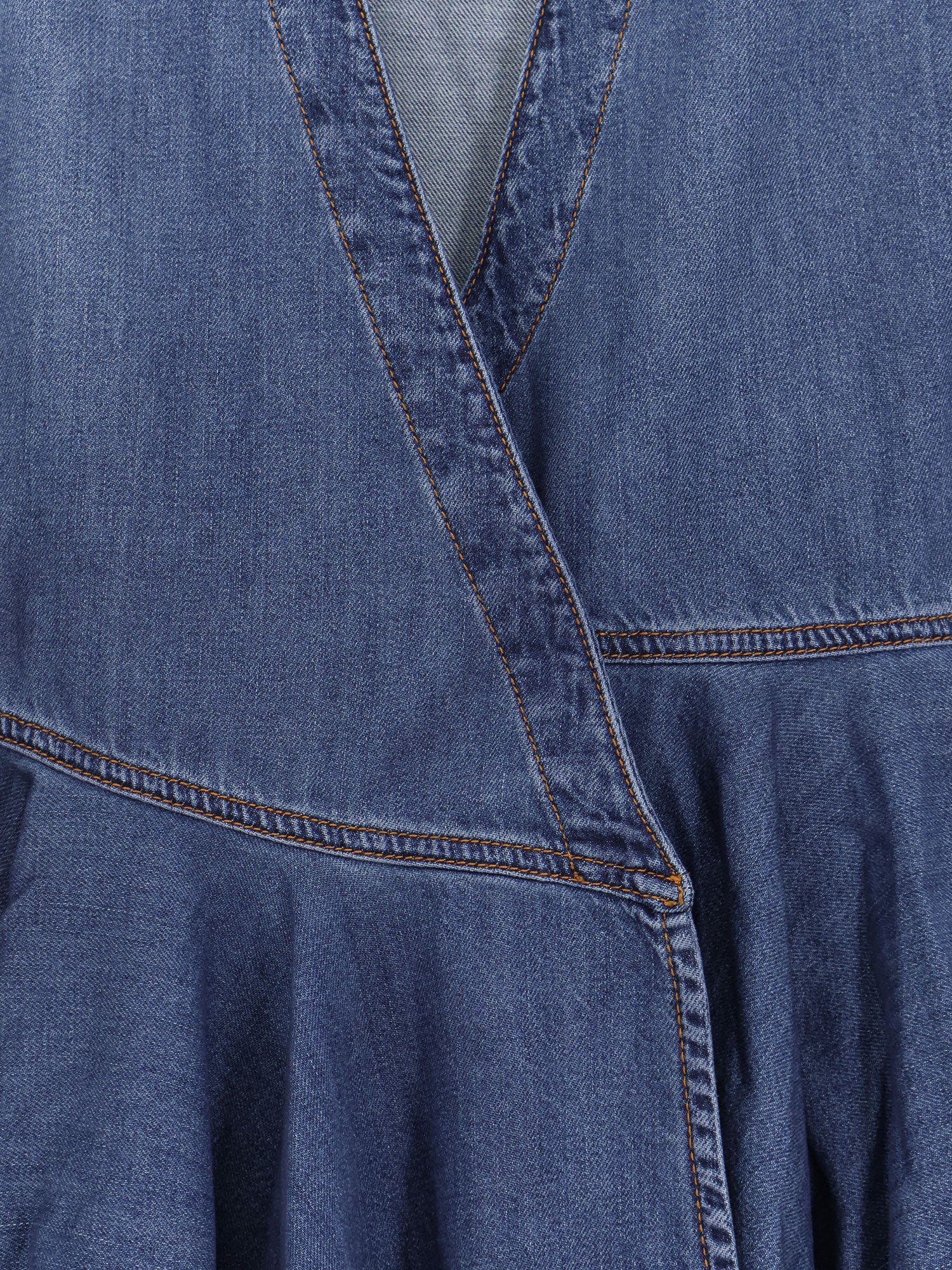 Wrap denim dress - Image 5