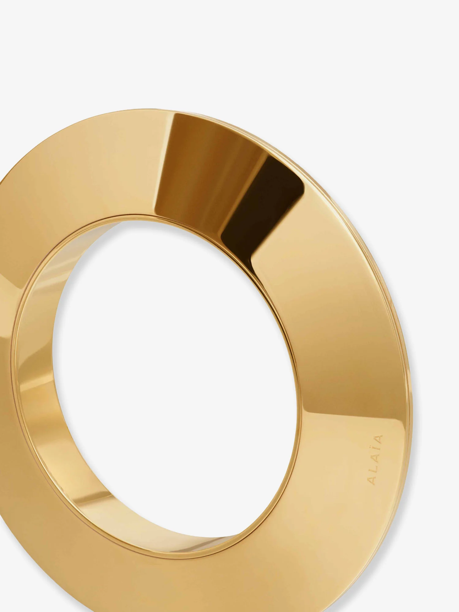 Blade Bangle M bracelet with Logo detail - Image 3