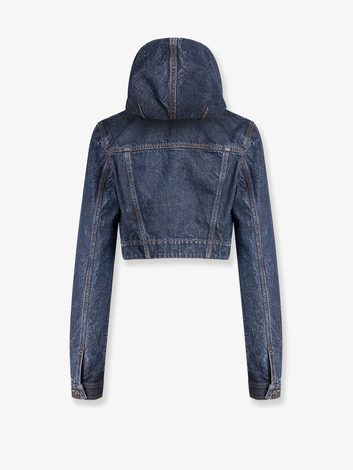 Hooded denim jacket - Image 4