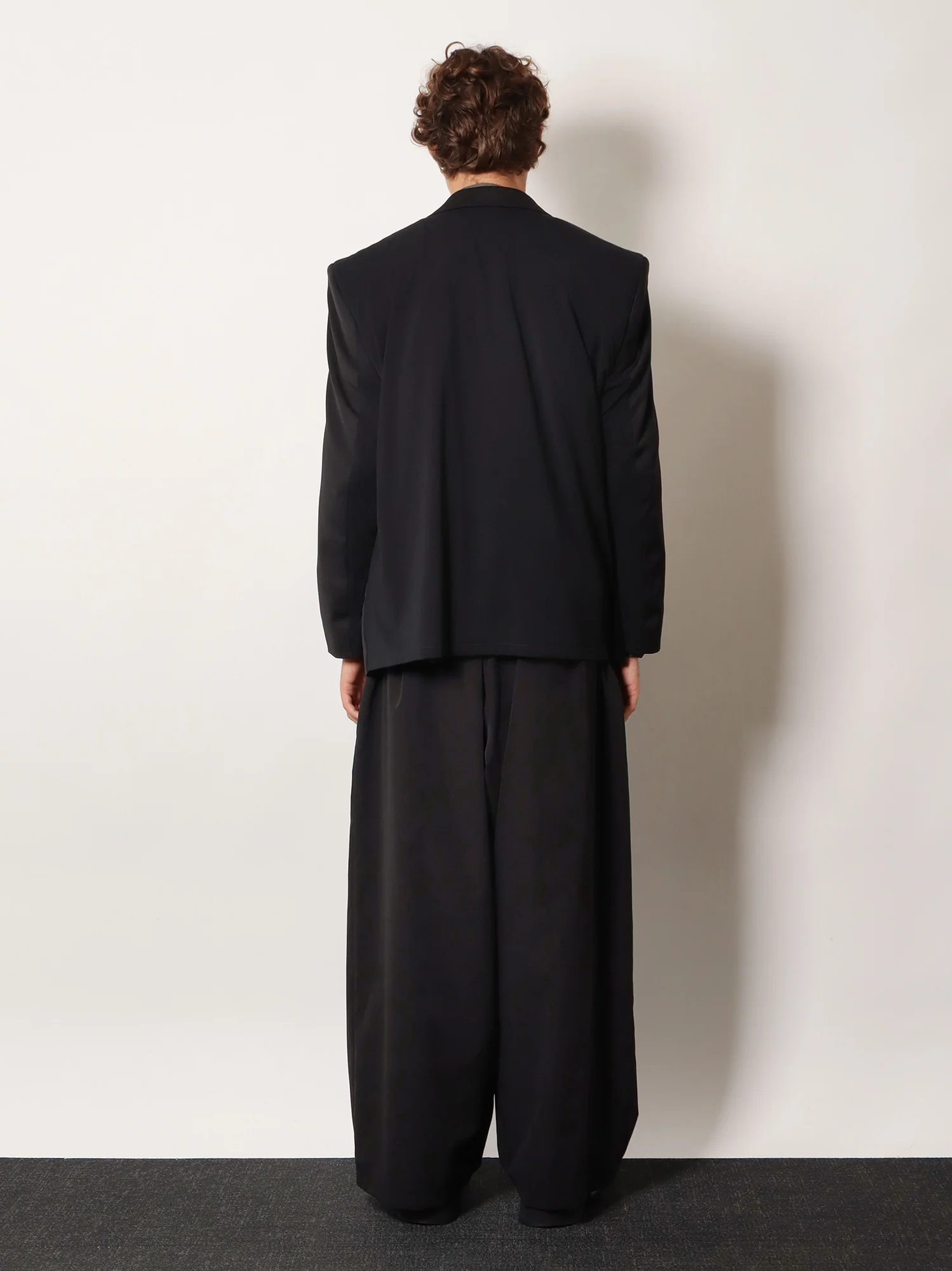 Wool blazer with modal insert - Image 3