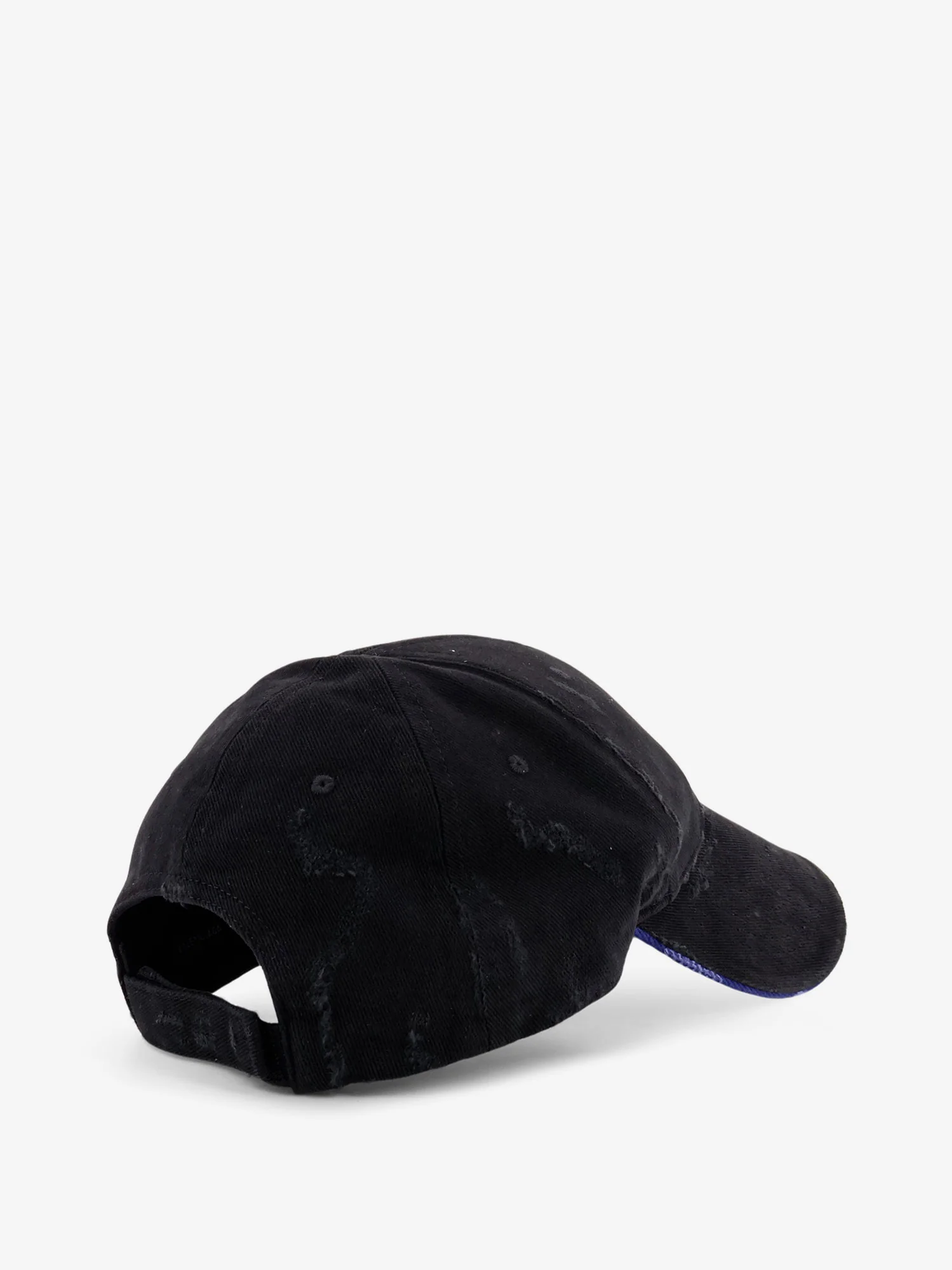 Cotton baseball hat with distressed effect - Image 4