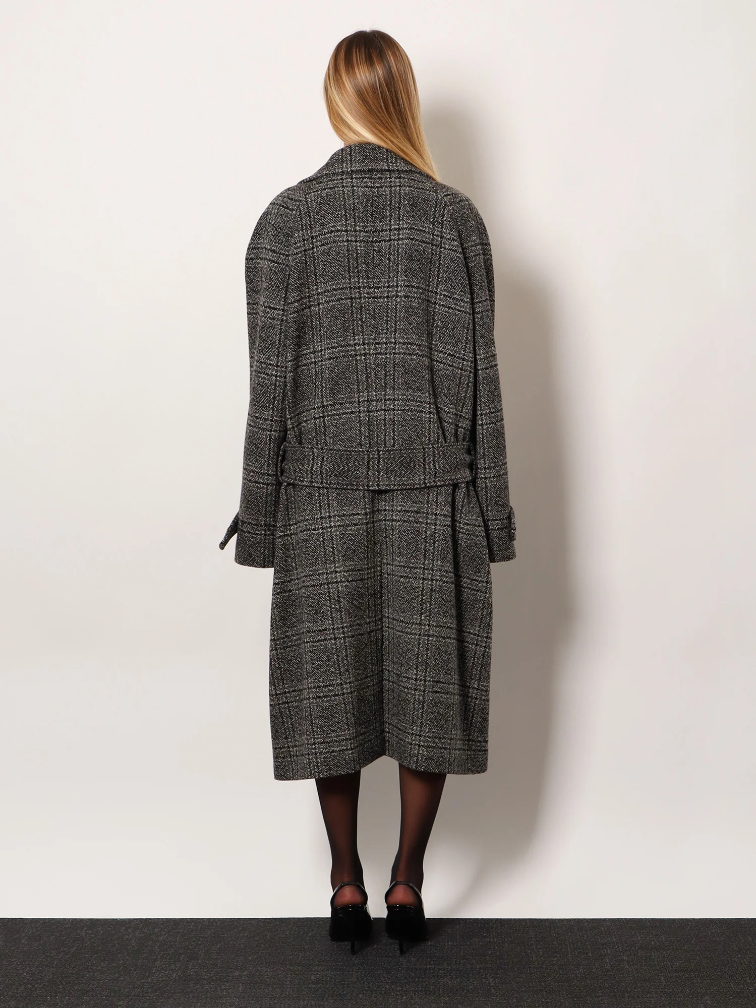 One Layer raglan wool coat - Image 3