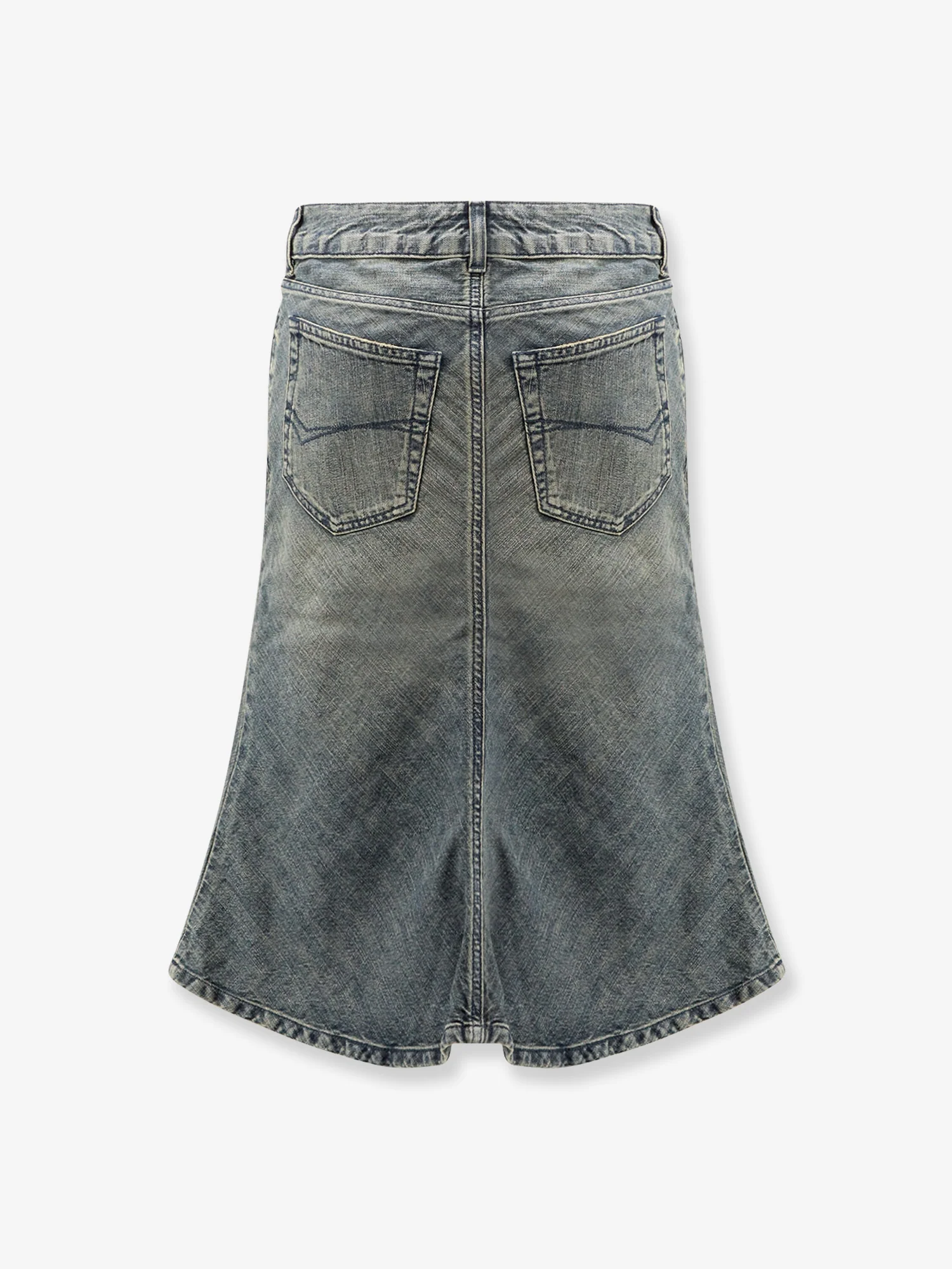 Denim Midi Skirt - Image 4