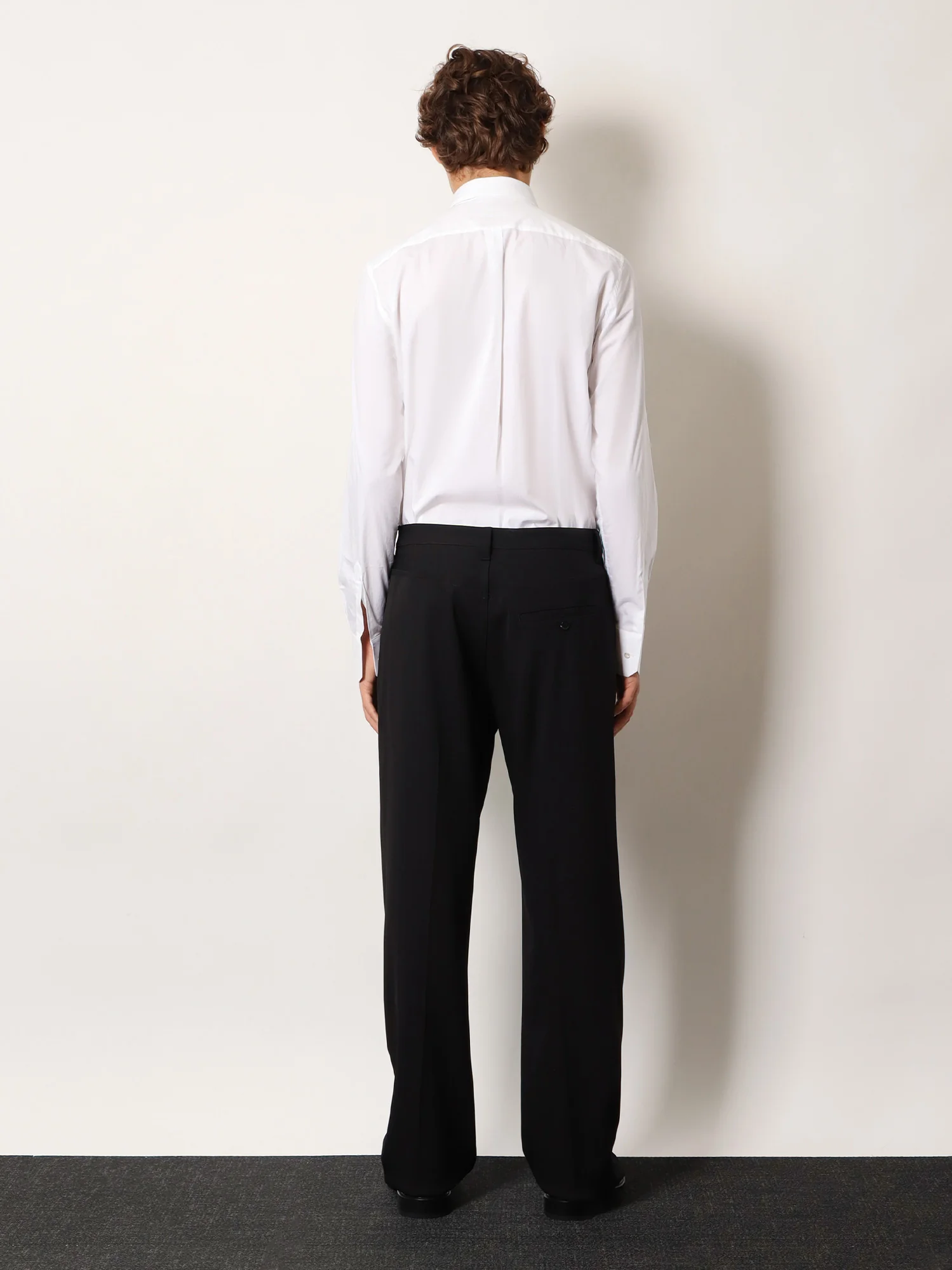 Straight Fit cotton trousers - Image 3