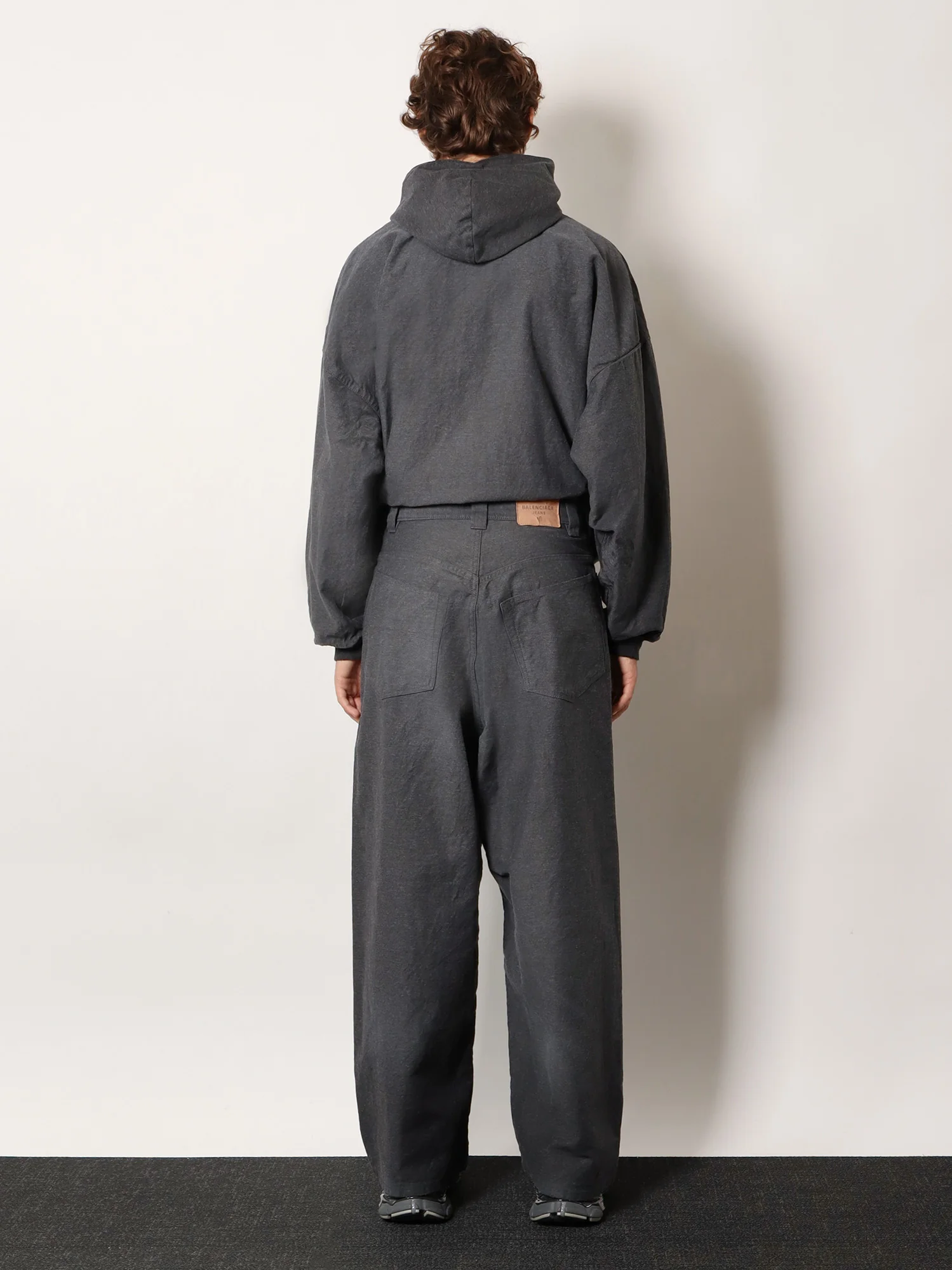 Trompe L'oeil denim trousers - Image 3