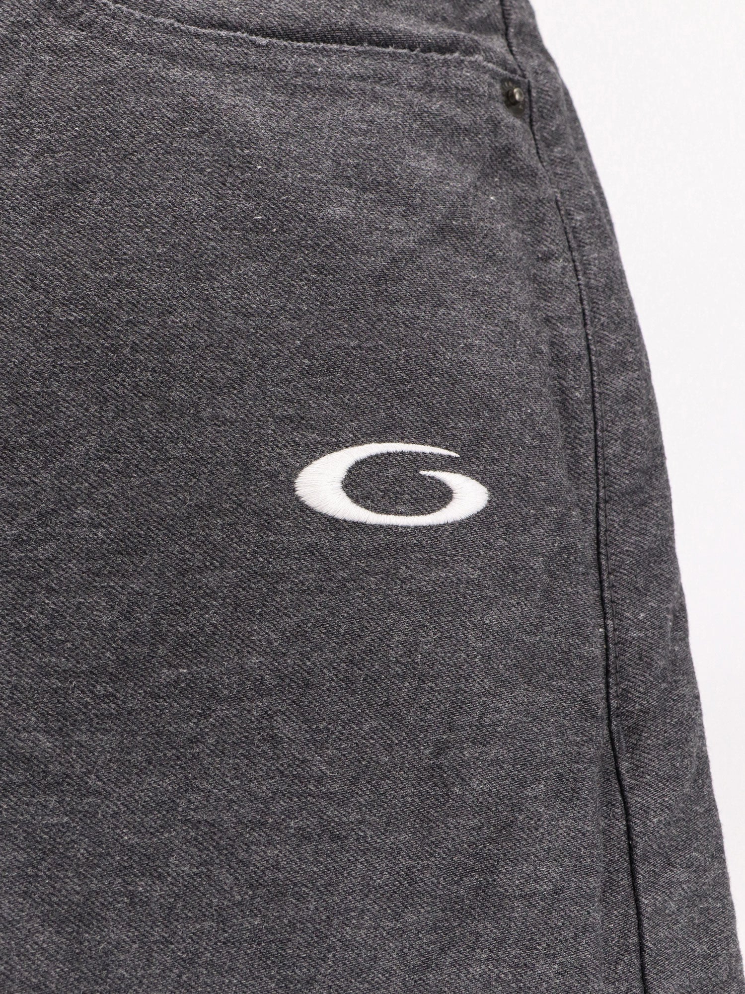 Trompe L'oeil denim trousers - Image 5