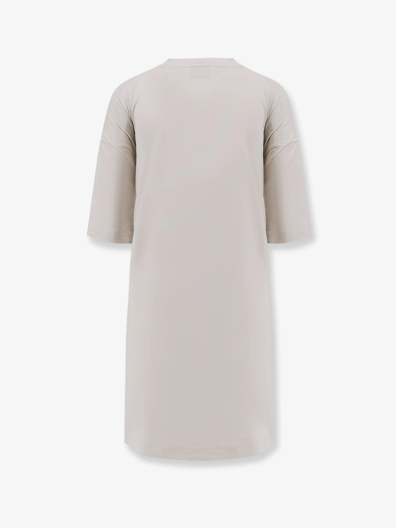 Cotton jersey Semi fitted short dress - Image 4