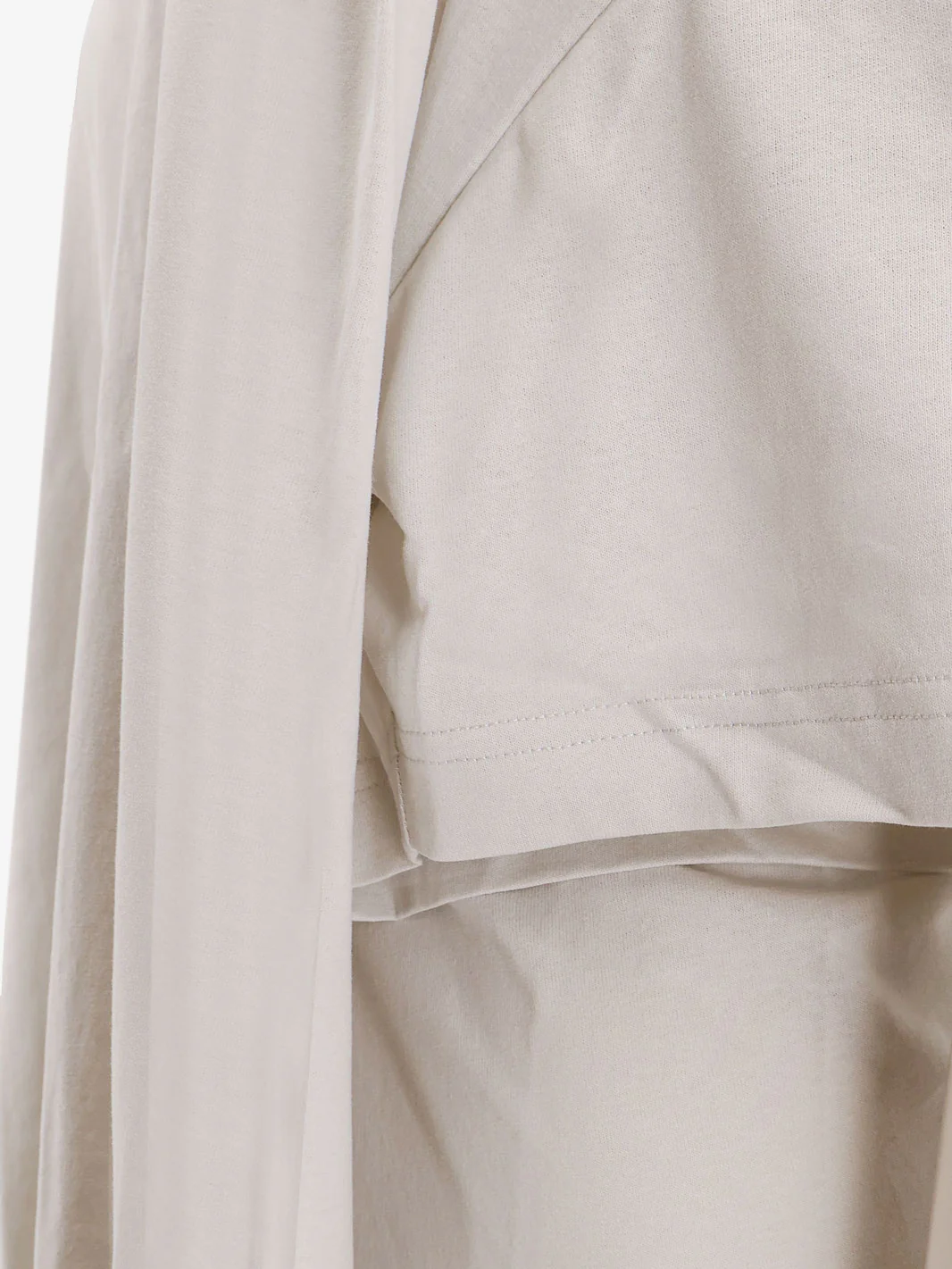 Cotton jersey Semi fitted short dress - Image 5