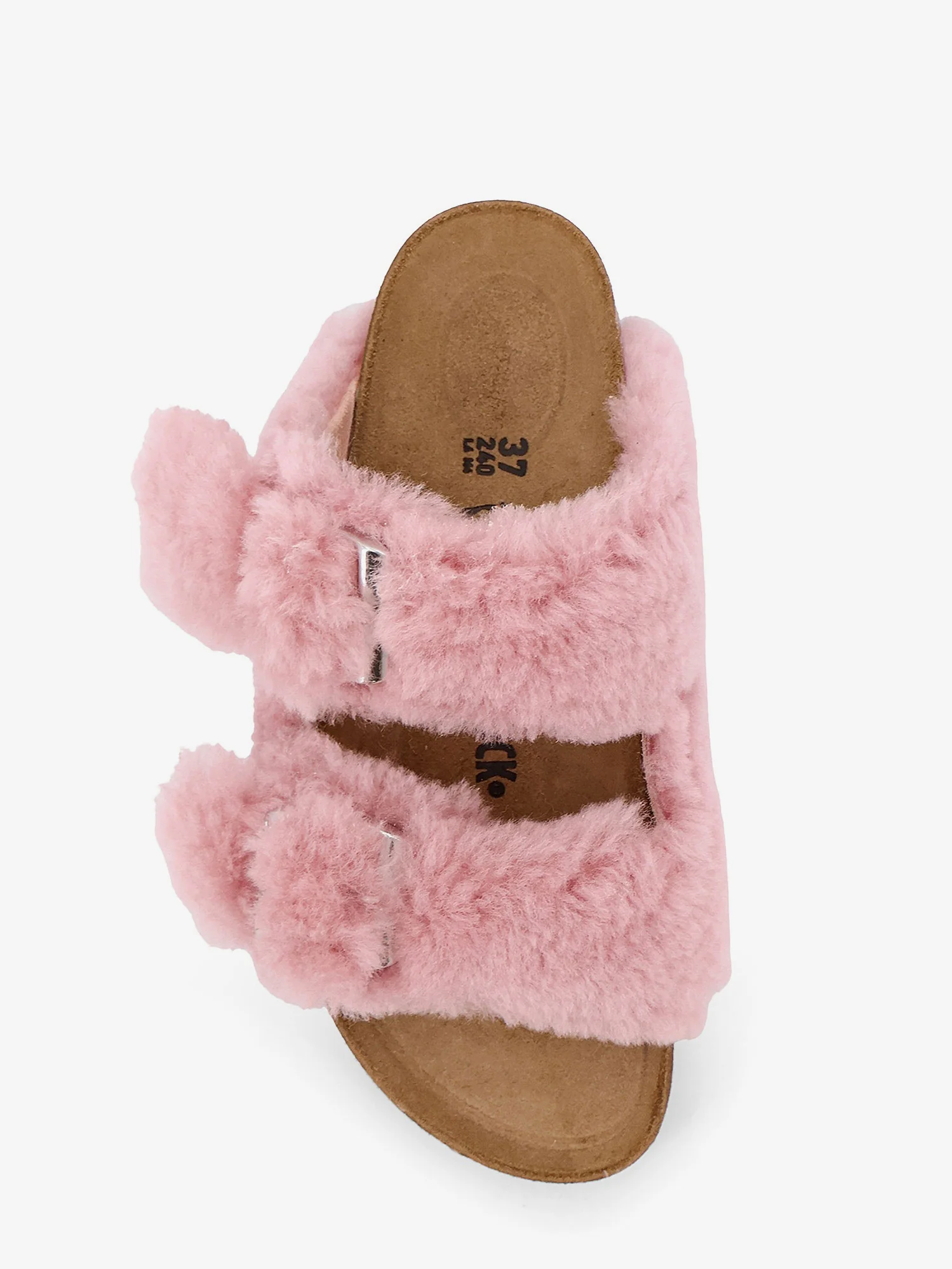 Arizona faux fur low sandals - Image 5
