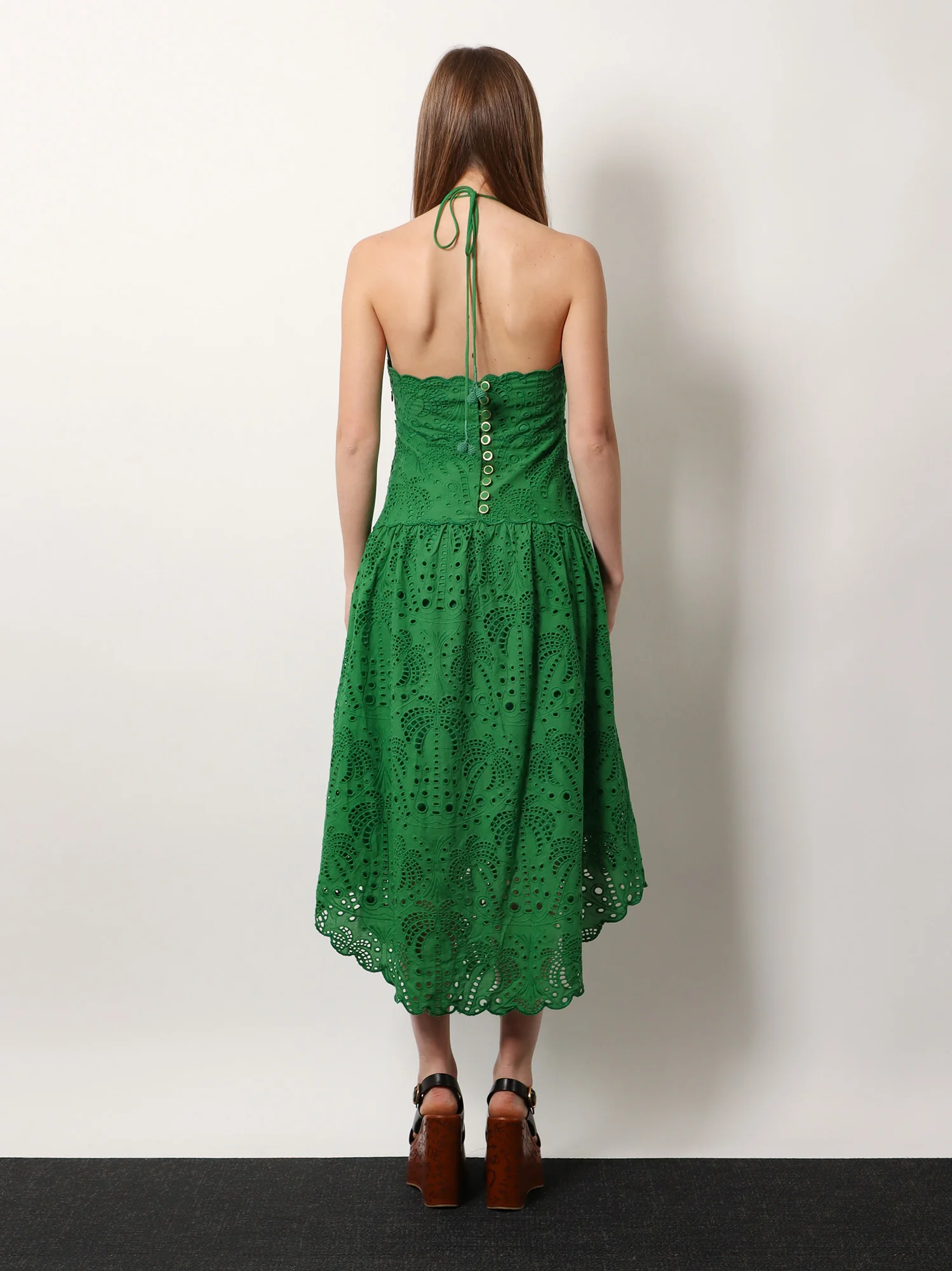 Sangallo lace midi dress - Image 3