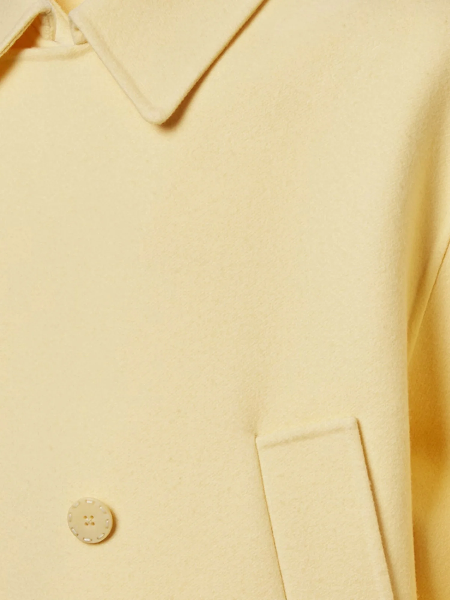 Double-breasted wool coat - Image 5