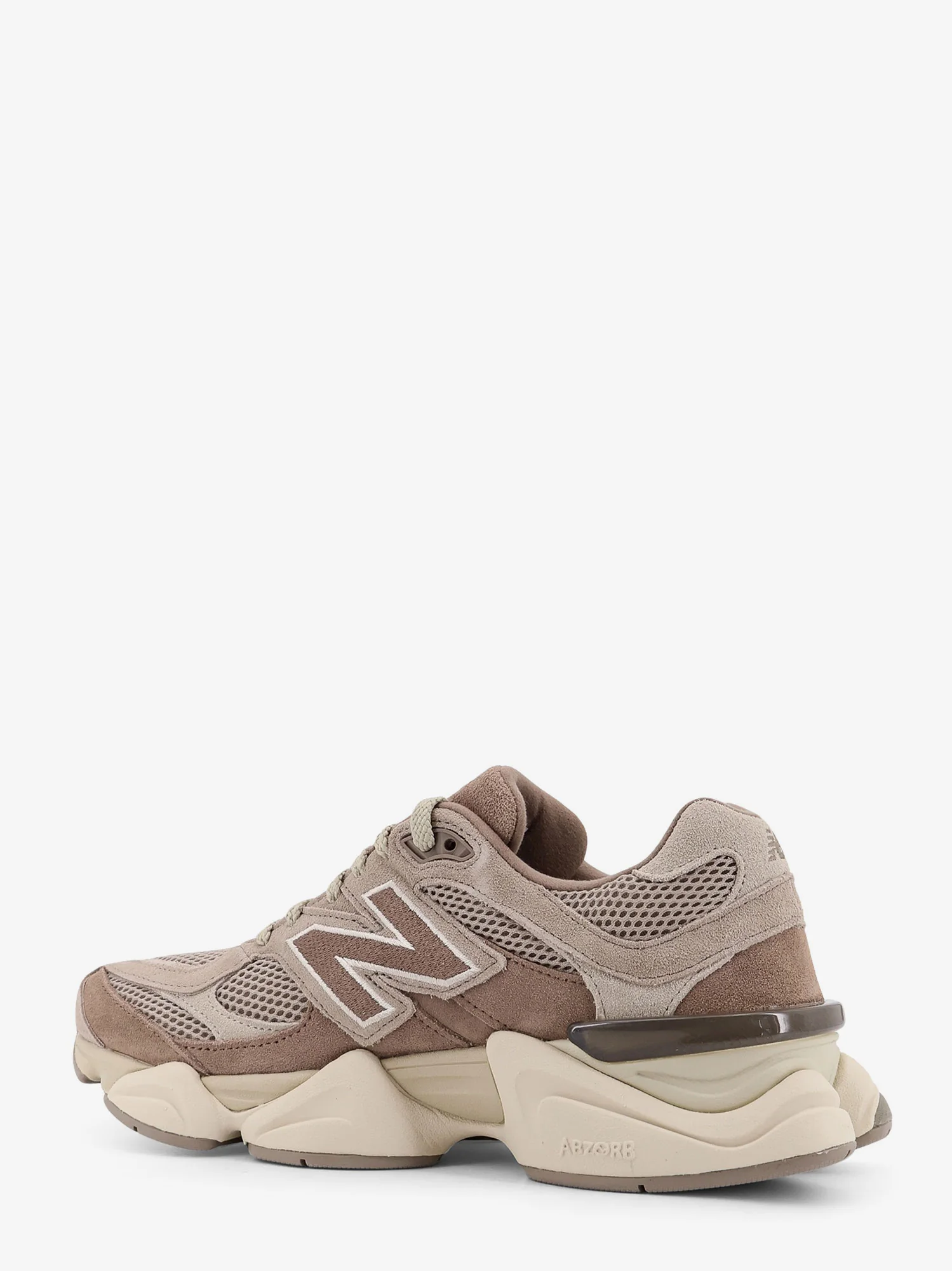 9060 mesh and suede low-top sneakers - Image 3