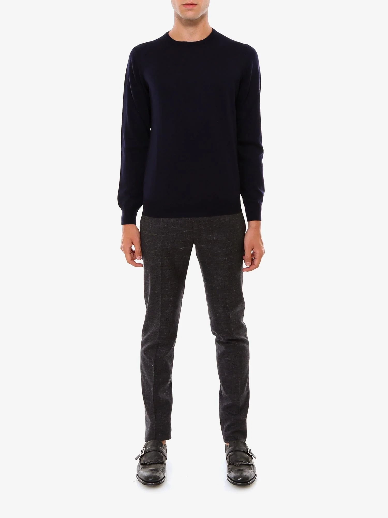 Virgin wool basic sweater - Image 4