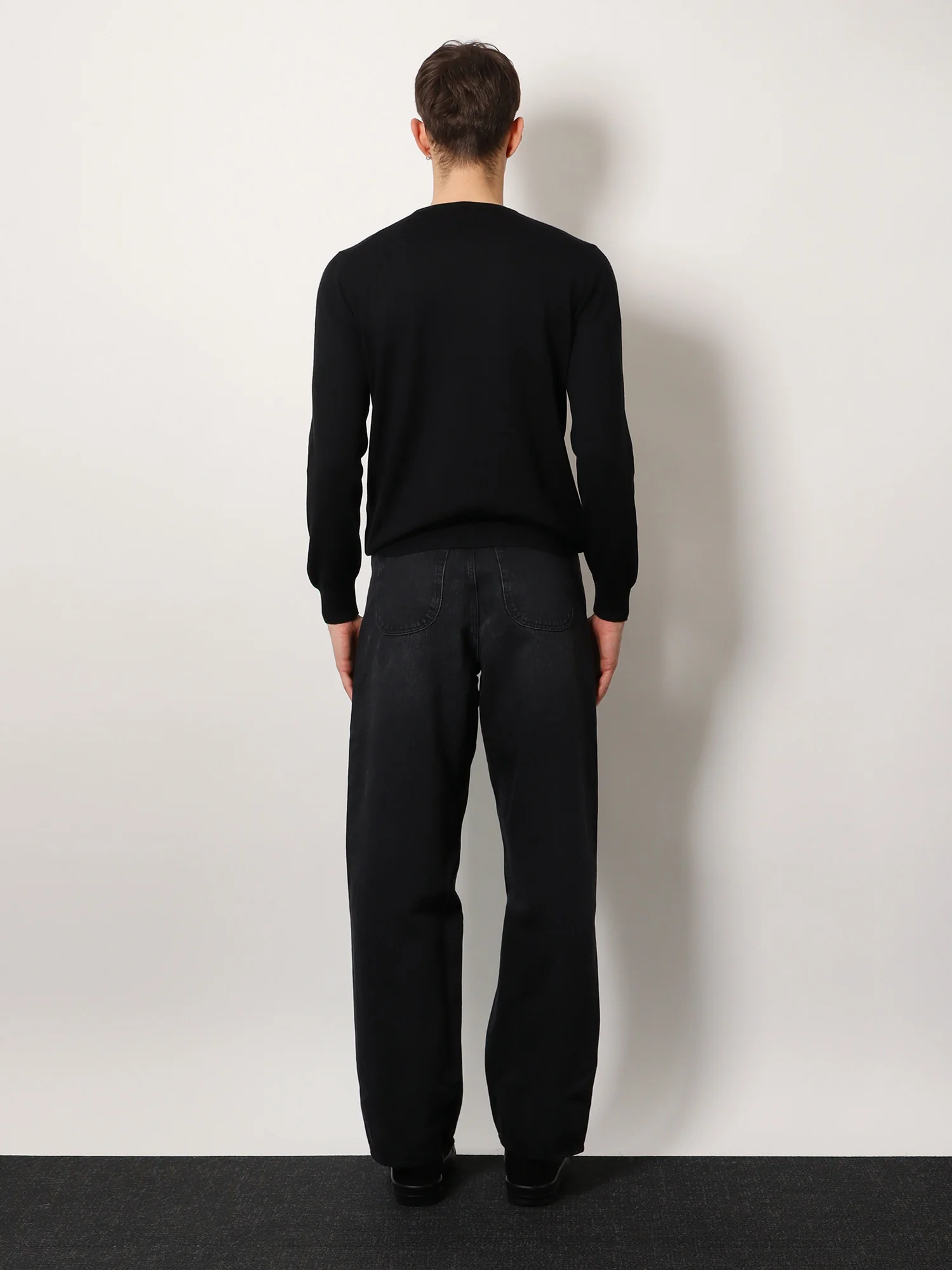 Virgin wool basic sweater - Image 3