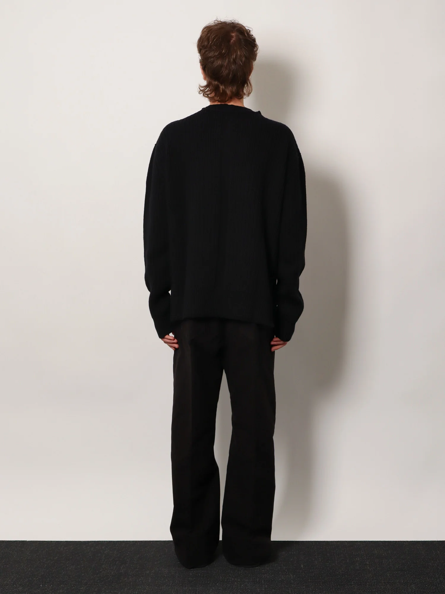 Fisherman Round Neck virgin wool sweater - Image 3