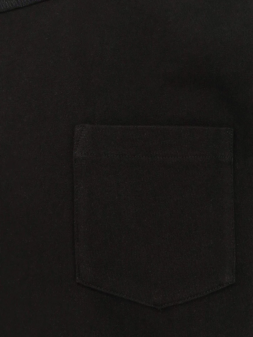 Cotton t-shirt with nylon inserts - Image 3