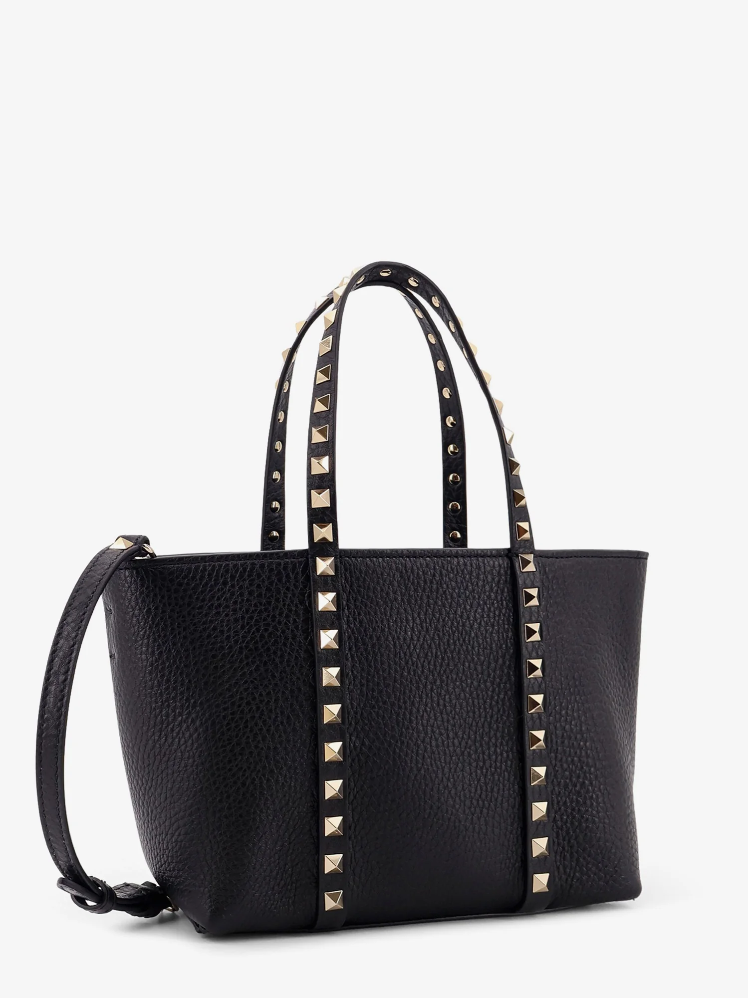 Valentino Garavani Rockstud leather shopping bag - Image 3